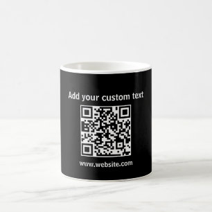 Caneca De Café Codificação Qr personalizada simples negócio de ca