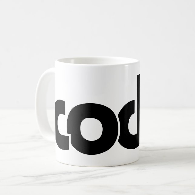 Caneca De Café Codificador (Frente Esquerda)