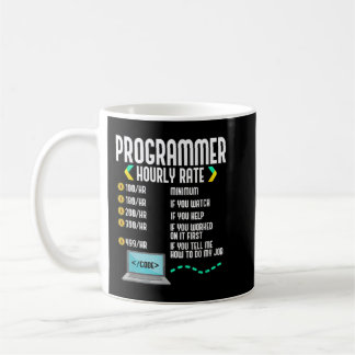 Caneca De Café Codificador de Desenvolvimento de Software de Taxa