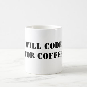 Caneca De Café Codificará para o café