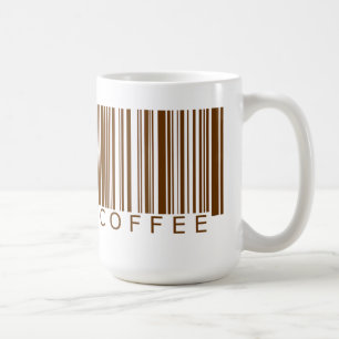 Caneca De Café Código de barras do café