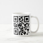 Caneca De Café Código de QR - Chanukah feliz!<br><div class="desc">Grande presente para o geek da tecnologia em sua vida. Código "Chanukah feliz de QR!" em uns lado & texto no outro.</div>