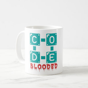 CANECA DE CAFÉ CÓDIGO EM SANGUE - PROGRAMADOR