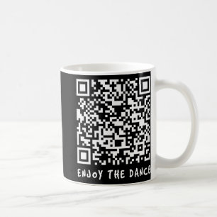 Caneca De Café Código Interativo Funny Qr Trump Dancing _1