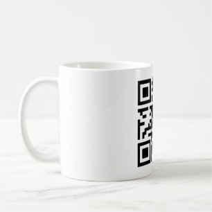 Caneca De Café Código QR de acesso direto para o armazenamento on