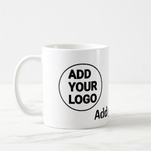 Caneca De Café Código QR minimalista simples adicionar logotipo n