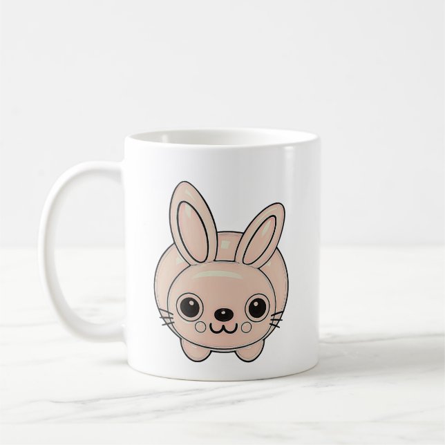 Caneca De Café Coelhinho Bonito (Esquerda)