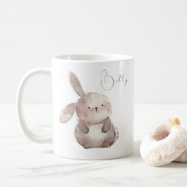 Caneca De Café Coelhinho bonito 2, personalizado