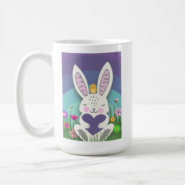 Caneca De Café Coelhinho da Páscoa Bonito (Esquerda)