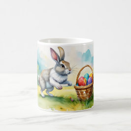 Caneca De Café Coelhinho da Páscoa Bonito Vintage