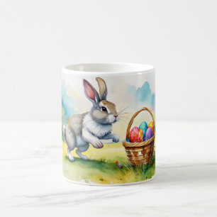 Caneca De Café Coelhinho da Páscoa Bonito Vintage