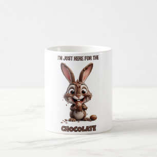 Caneca De Café Coelhinho da Páscoa Engraçado – Design de Páscoa F