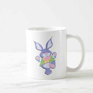 Caneca De Café Coelhinho da Páscoa roxo de dança