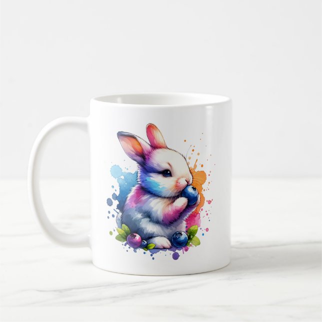 Caneca De Café Coelhinho de Amoras de Água (Esquerda)