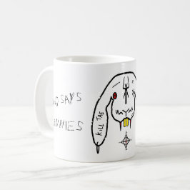 Caneca De Café Coelhinho de café v3