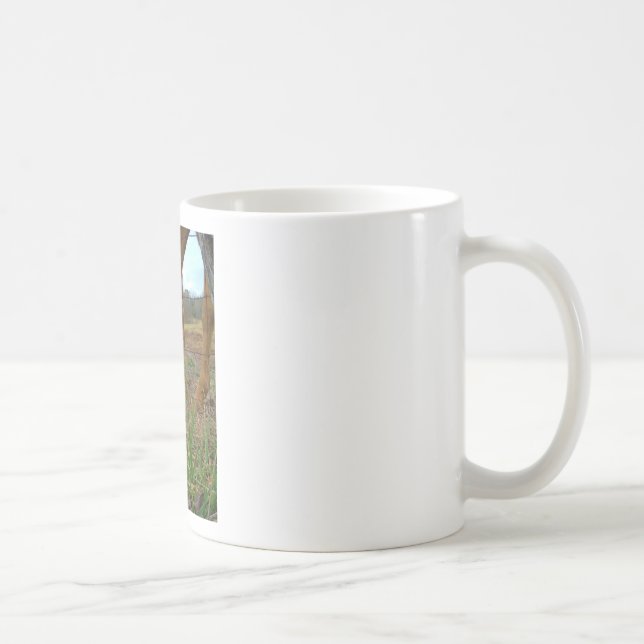 Caneca De Café coelhinho de cavalo e Primavera (Direita)