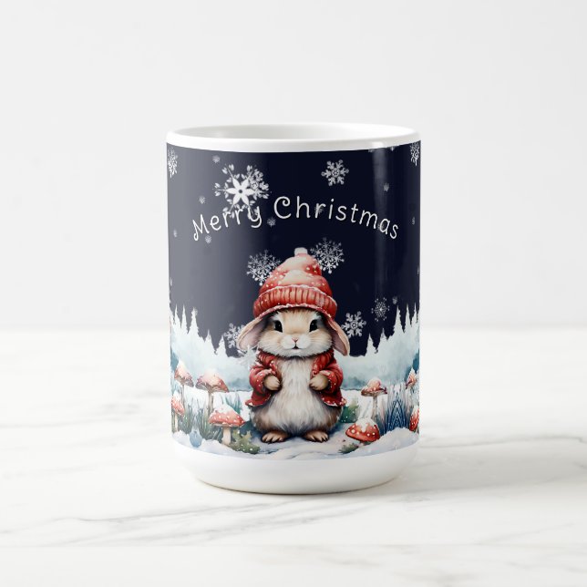 Caneca De Café Coelhinho de Natal Whimsso (Centro)