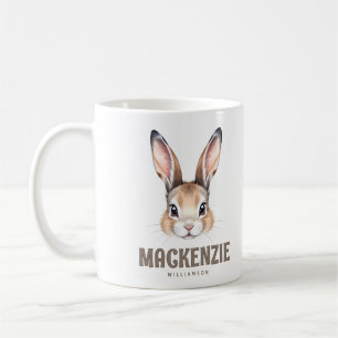 Caneca De Café Coelhinho de Páscoa Curto de Cor de Água Personali