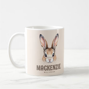 Caneca De Café Coelhinho de Páscoa Curto de Cor de Água Personali