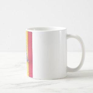 Caneca De Café Coelhinho em Cores Rasta: Um Toque de Impressão de