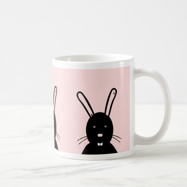 Caneca De Café Coelhinho Rosa Mug (Direita)