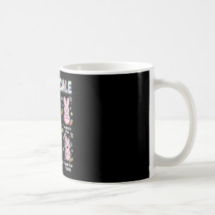 Caneca De Café Coelhinhos de enfermagem engraçados ovos escala de