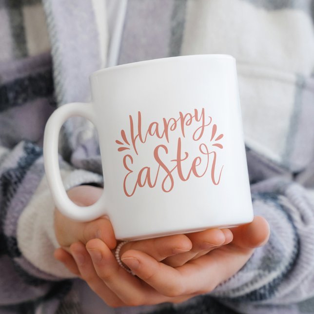 Caneca De Café Coelhinhos De Felz pascoa Bonitos Com Páscoa De Ar (Cute Happy Easter Bunny Ears With Bow Easter Mug
)