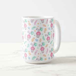 Caneca De Café Coelhinhos de Páscoa
