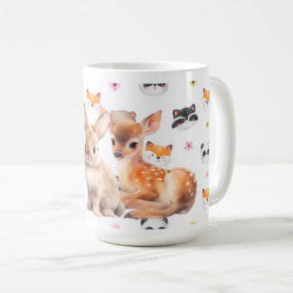 Caneca de Café Coelhinhos do Bosque