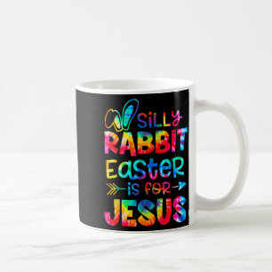 Caneca De Café Coelho bobo a páscoa é para Jesus tingimento crist