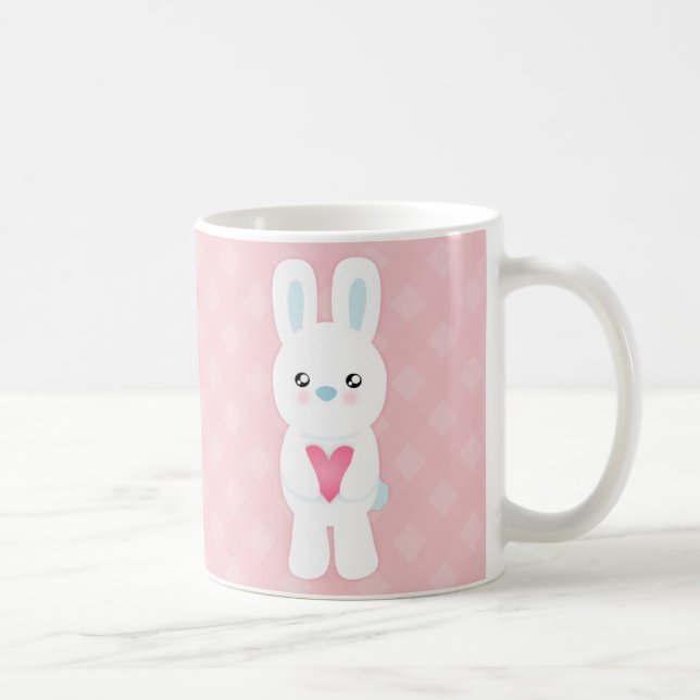 Caneca De Café Coelho branco doce (Direita)