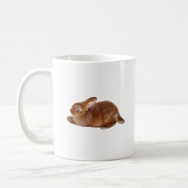 Caneca De Café Coelho castanho (Esquerda)