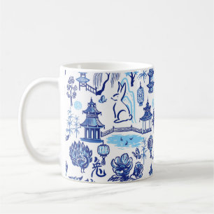 Caneca De Café Coelho Chinoiserie Mug, Novo Ano
