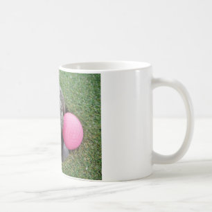 Caneca De Café Coelho com ovo azul-rosa