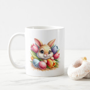 Caneca De Café Coelho da Páscoa
