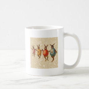 Caneca De Café Coelho da Páscoa Ovos Dançantes