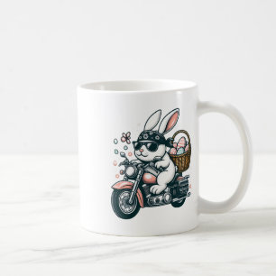 Caneca De Café Coelho de Motocicleta Ovos de Páscoa de Motociclis