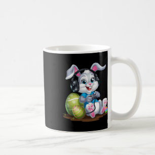 Caneca De Café Coelho de Ovo de Videogame Dia de Páscoa Gamer Cri