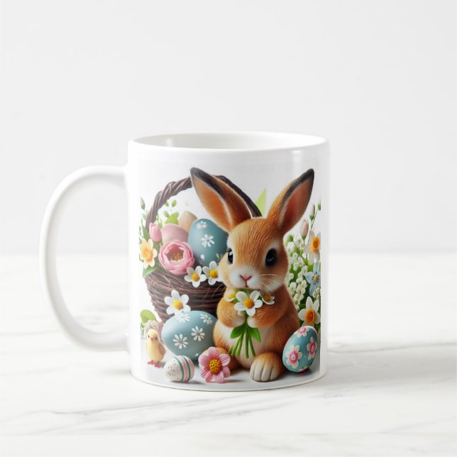 Caneca De Café coelho de Páscoa (Esquerda)