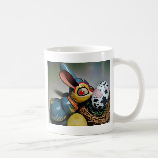 Caneca De Café Coelho dos Brinquedos e ovo de vaca (Direita)