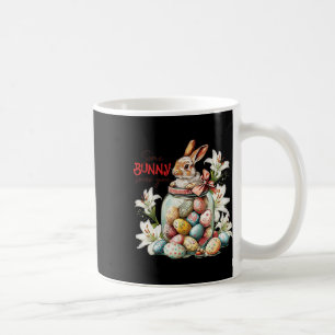 Caneca De Café Coelho Em Um Jar Gl - Páscoa Colorida Vintage