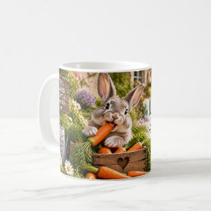 Caneca De Café Coelho Engraçado Amante de Cenoura