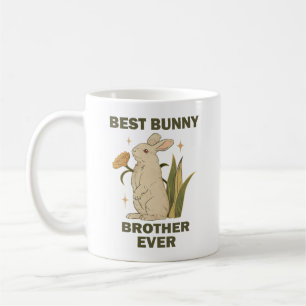 Caneca De Café Coelho Engraçado, Melhor Irmão Coelho de Todos os