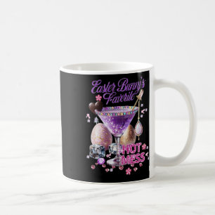 Caneca De Café Coelho Feliz de Páscoa Favorito Bagunça Quente Cut