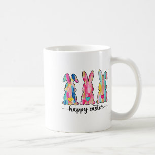 Caneca De Café Coelho Feliz Páscoa Pincelada Páscoa