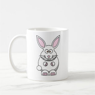 Caneca De Café Coelho fofo e colorido