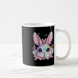Caneca De Café Coelho Fofo Rosto de Coelho Gravata Dye Gles Menin