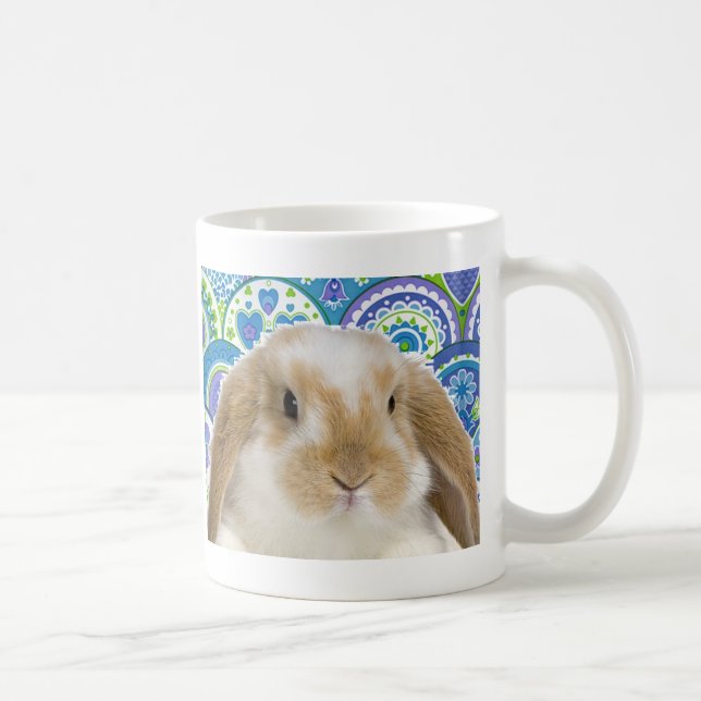 Caneca De Café Coelho Funky (Direita)