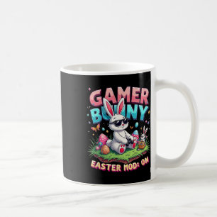 Caneca De Café Coelho Gamer Divertido Mod de Páscoa Presente de J