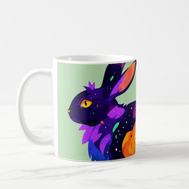 Caneca De Café Coelho Mágico (Esquerda)